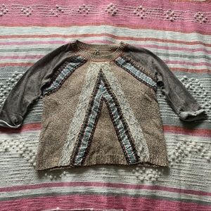 BKE Multi-Fabric Pullover Sweater